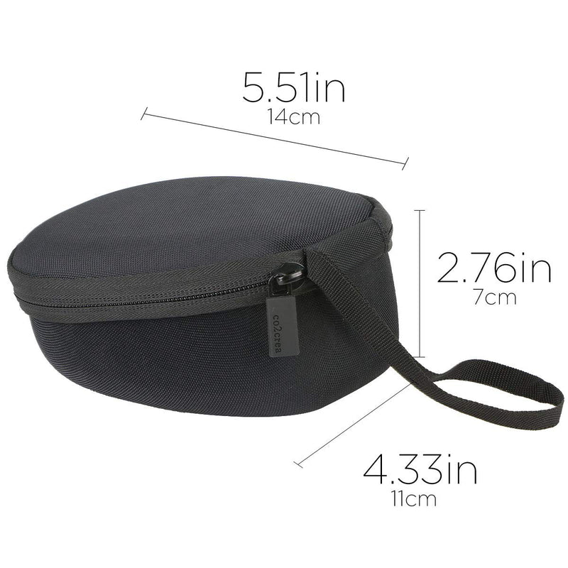 [Australia - AusPower] - co2CREA Hard Travel Case Replacement for SHOKZ Aeropex/SHOKZ Air/SHOKZ Titanium Mini/SHOKZ Openmove/SHOKZ Openrun Pro Open-Ear Wireless Bone Conduction Headphones Black Case 