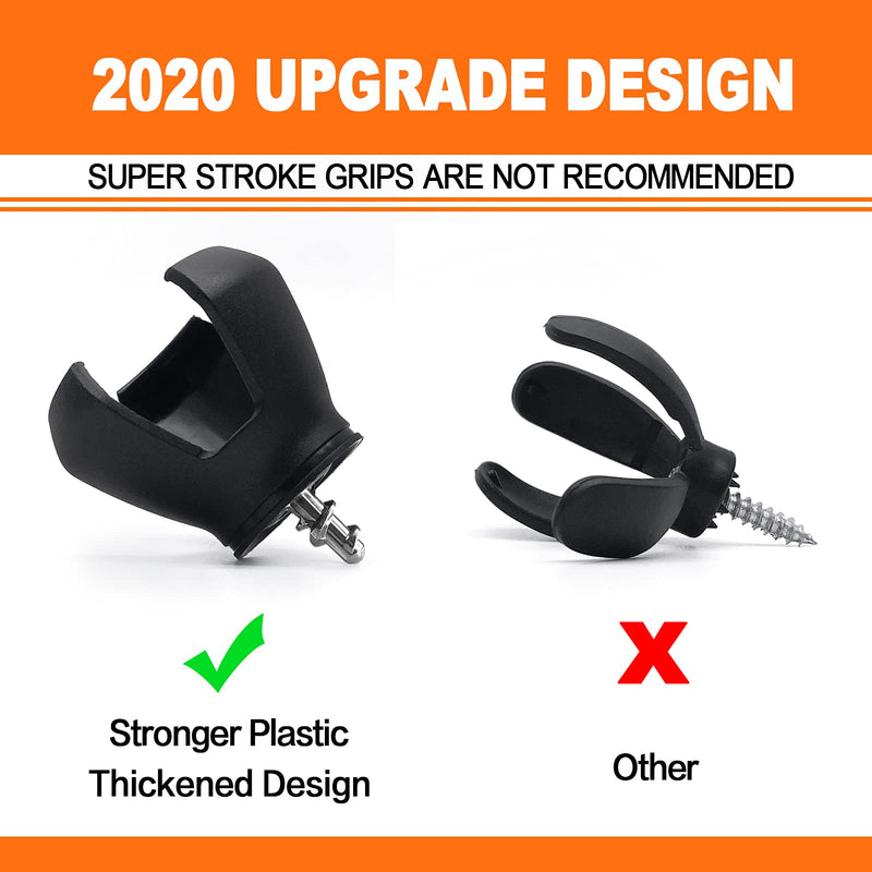 [Australia - AusPower] - SisterAling 3-Prong Golf Ball Retriever Grabber Pick Up,Back Saver Claw Put On Putter Grip,Suction Cup Ball Grabber,Sucker for Golf Screws Tool (3 Pack) 