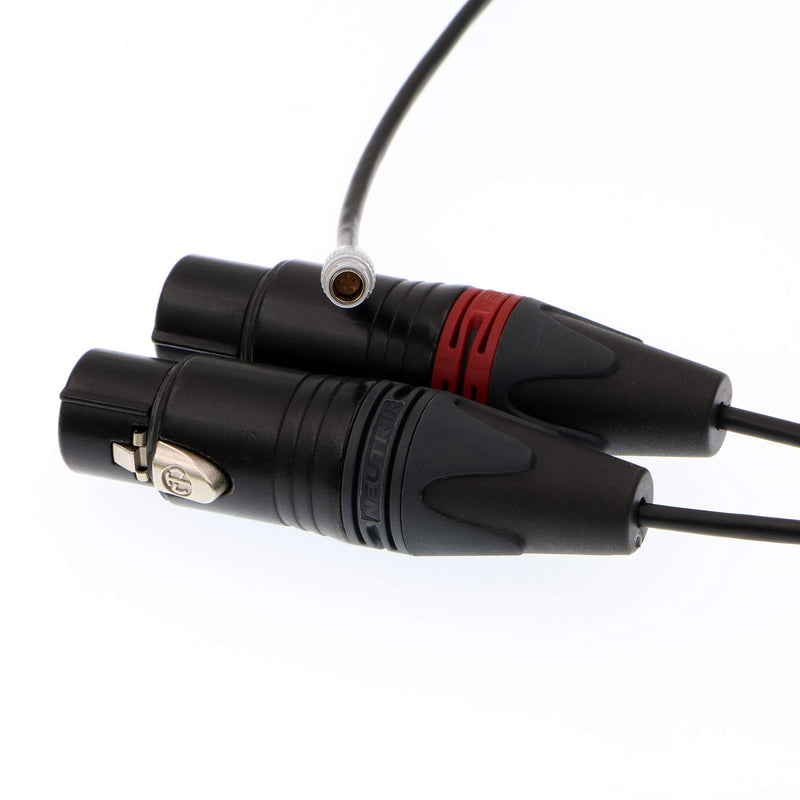[Australia - AusPower] - Alvin's Cables Dual XLR 3 Pin Female to 5 Pin Male Audio Input Cable for Arri Alexa Mini Straight 5pin 