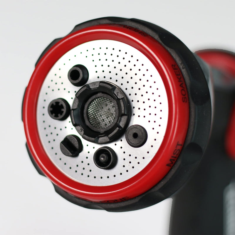 [Australia - AusPower] - Chapin International 4620 Spray Nozzle, Black/Red Nozzle-7-Way Deluxe W/Thumb Latch 