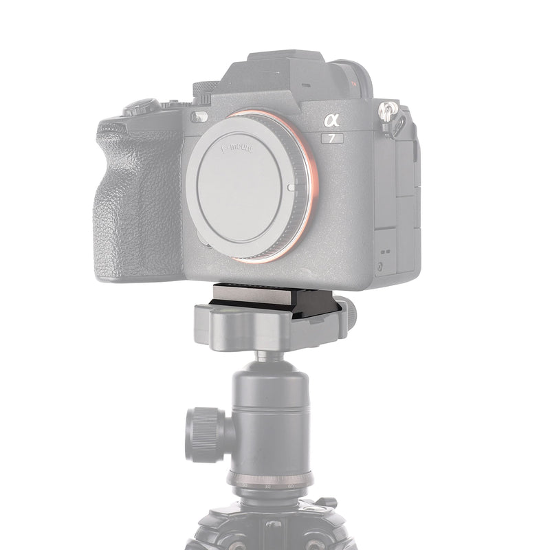 [Australia - AusPower] - FocusFoto Upper Quick Release Baseplate QR Plate for DJI Ronin RS3 Mini Gimbal Stabilizer, Compatible with RS2 RSC2 RS3 Pro Arca-Swiss Standard Camera Tripod Ballhead 
