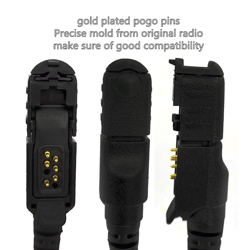[Australia - AusPower] - C Swivel Earpiece Single Wire Radio Headset for Motorola Walkie Talkie XIR-P6600 XPR3000 XPR3300 XPR3300e XPR3500 XPR3500e (XPR 3300 3300e 3500 3500e) 