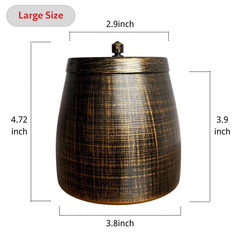 [Australia - AusPower] - WUSIFIE Ashtray with Lid for Cigarette - Iron Outdoor Ash Tray Sets, Ashtrays for Cigarettes Outdoor, Windproof Smokeless Odorless Large Ash Tray for Home Office Outdoor Balcony 