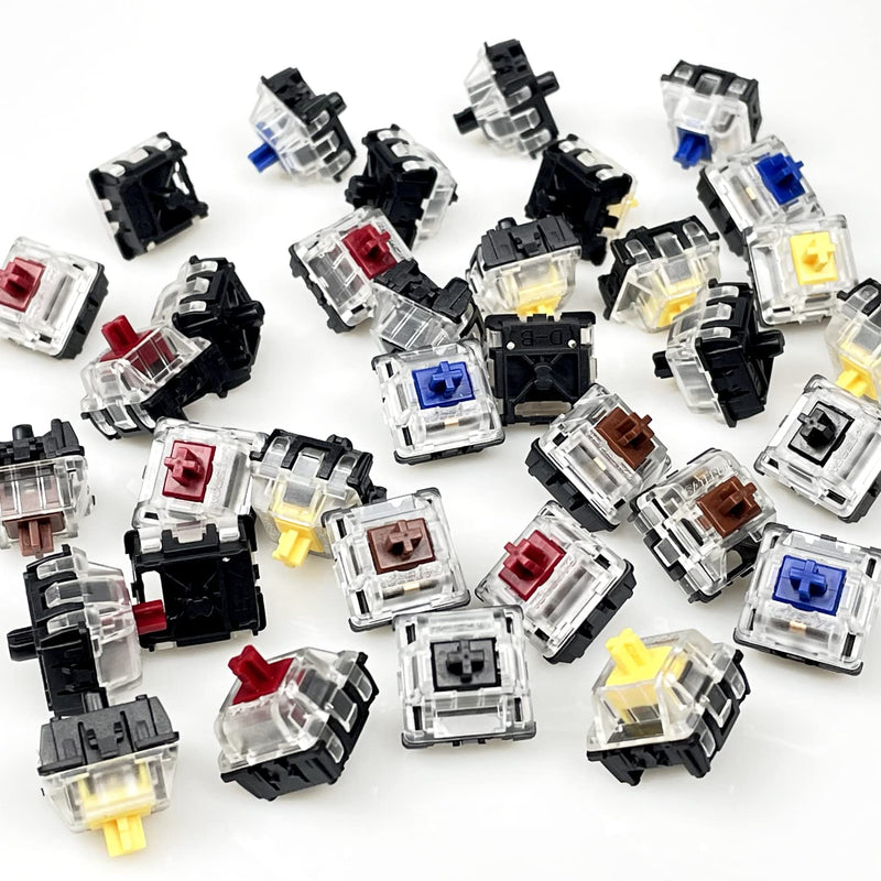 [Australia - AusPower] - 36PCS Gateron Black Ks-15 RGB Optical Switches for All Optical Switches Mechanical Keyboard SK61 SK64 (Optical Black) 35pcs 