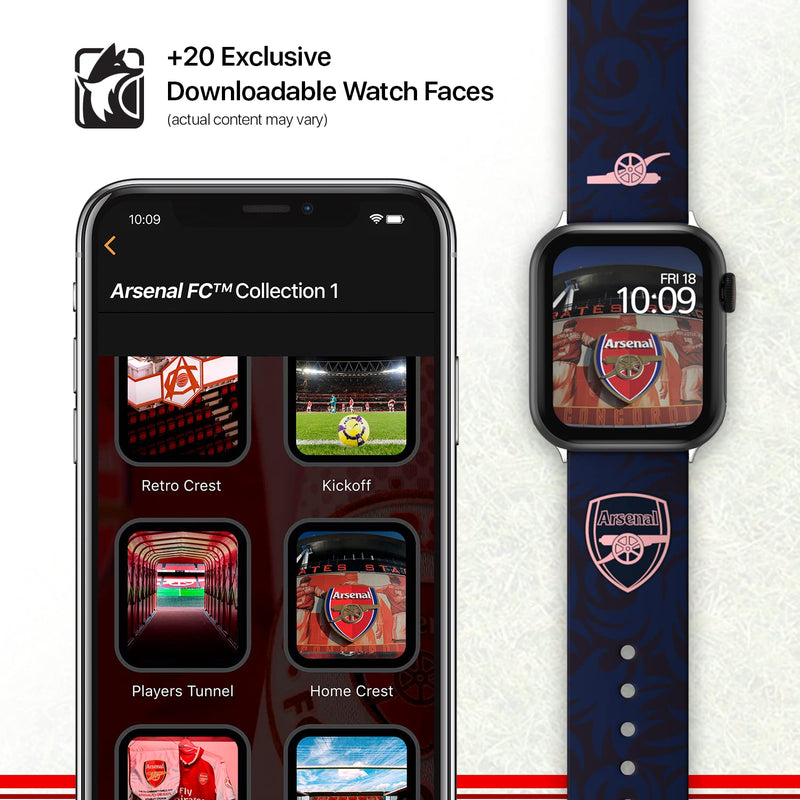 [Australia - AusPower] - Arsenal Football Club Smartwatch Band – Officially Licensed, Compatible with Every Size & Series of Apple Watch (watch not included) Arsenal Third Shirt 