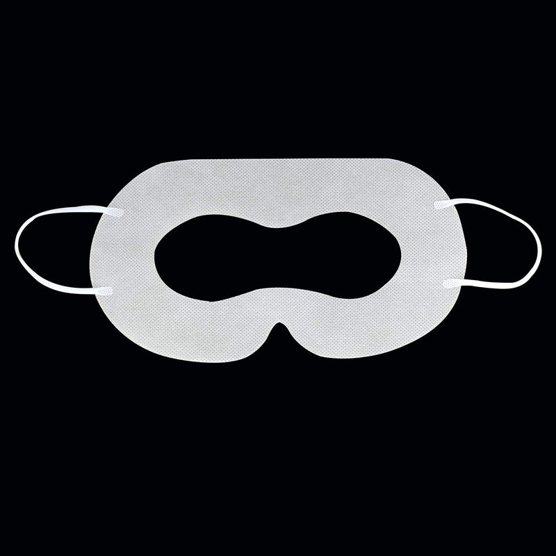 [Australia - AusPower] - YinQin 100 PCS Universal Disposable VR Mask Sanitary VR Eye Cover Mask for VR, VR Eye Mask Cover, Disposable VR Face Mask VR Mask Sanitary (White) White 