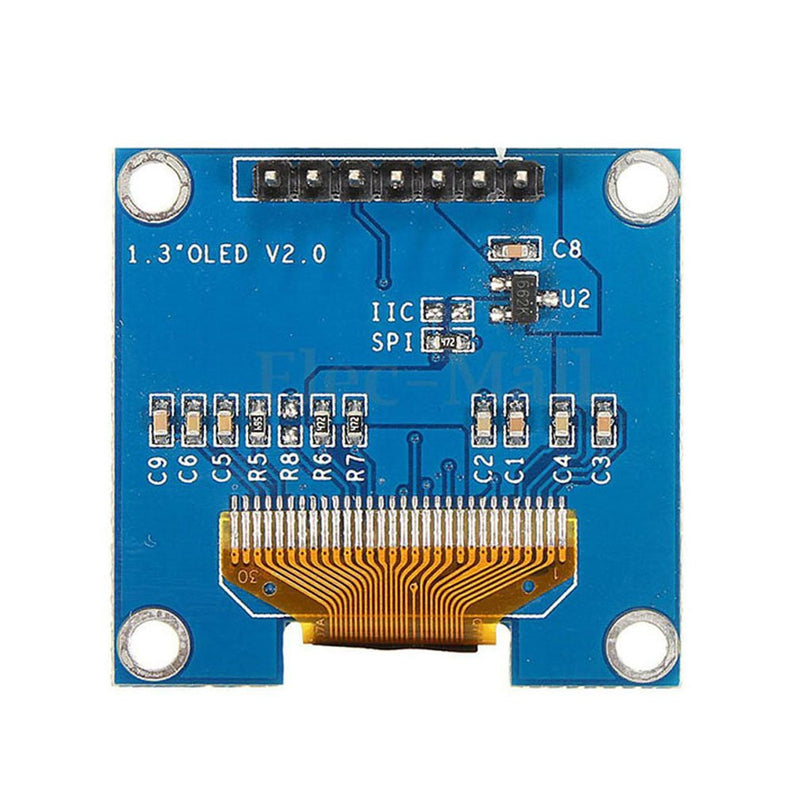 [Australia - AusPower] - HiLetgo 1.3" SPI 128x64 SSH1106 OLED LCD Display LCD Module for Arduino AVR STM32 