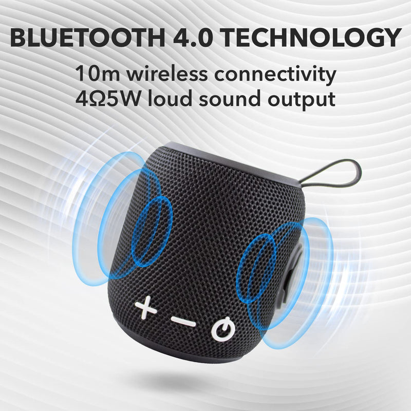 [Australia - AusPower] - Outstyle Portable Speaker - 6 Hours Playtime Bluetooth Wireless Portable Speaker | IPX7 Waterproof Wireless Bluetooth Speaker for On The Go Listening | Rechargeable Travel Speakers with Bluetooth 