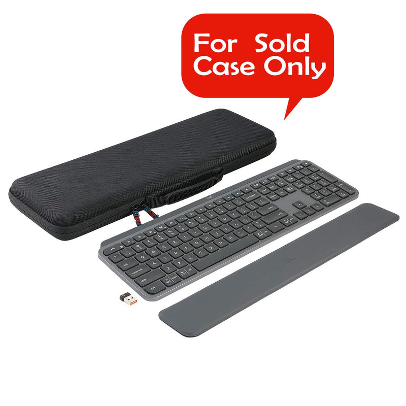 [Australia - AusPower] - Khanka Hard Travel Case Replacement for Logitech MX Keys Advanced Wireless Illuminated Keyboard Graphite,Case Only 