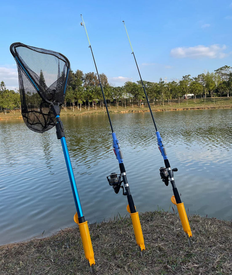 [Australia - AusPower] - CAIGAO Rod Holders for Bank Fishing, Fishing pole holder ground - 3 Pack 