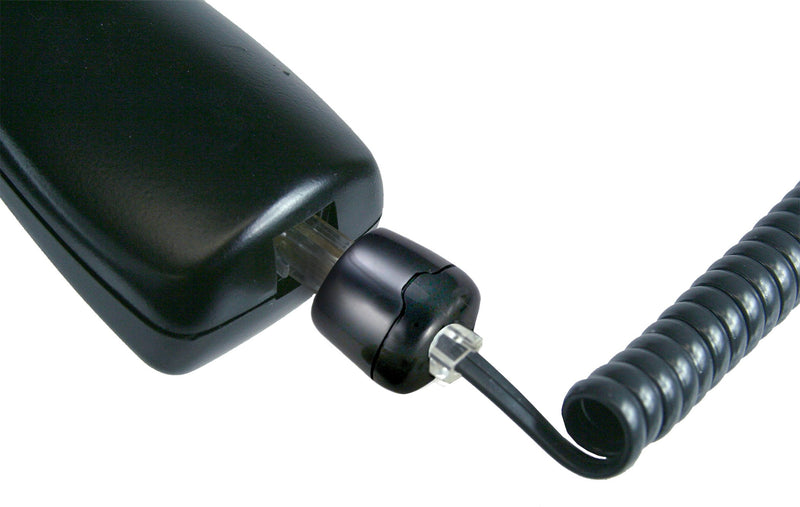 [Australia - AusPower] - Softalk 35051 Untangler Rotating Phone Cord Detangler, Extended Length, Fits Phone Handsets, Black 