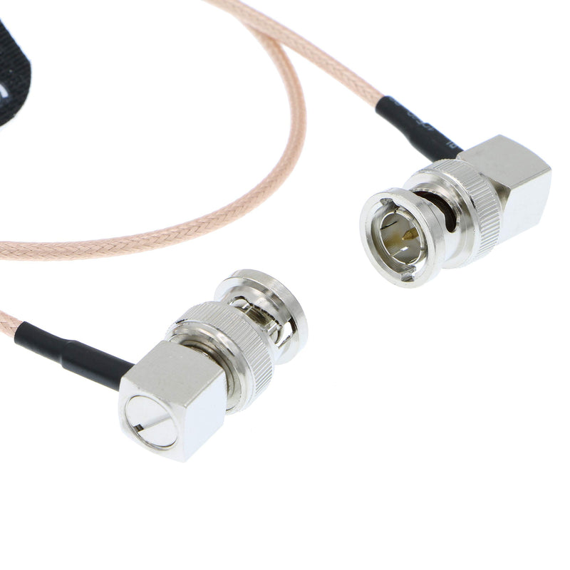 [Australia - AusPower] - Alvin's Cables SDI Cable 3G HD SDI Cable Right Angle BNC for Sony FS5| FS7| FX6, Atomos Shogun Inferno, Atomos Ninja 50CM|19.7inches 90° to 90° Pink 