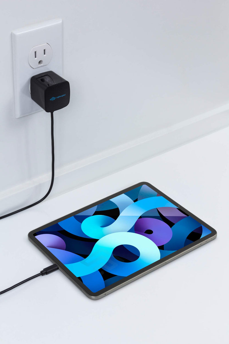 [Australia - AusPower] - Apple Certified iPhone Lightning Charger - Wall Plug - for iPhone 13 Pro Max Mini 12 11 XS X XR XS SE 8 Plus 7 6S 6 5S 5 5C - Pins Fold - 2.1a Rapid Power - Travel Ready - Black Black 3 ft Cable 