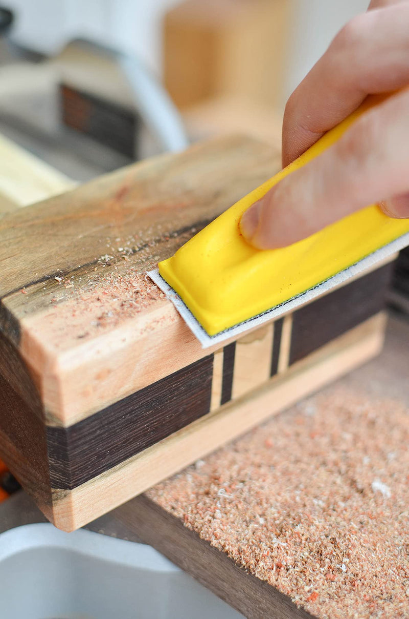 [Australia - AusPower] - Gator Finishing 7800 Step-123 Micro Zip Sander Project Pack, Multi-Color, 3.5" x 1" 