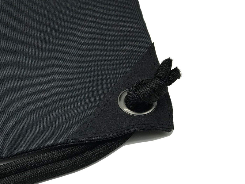 [Australia - AusPower] - HOLYLUCK Drawstring Backpack Bag Sport Gym Sackpack Ablack 