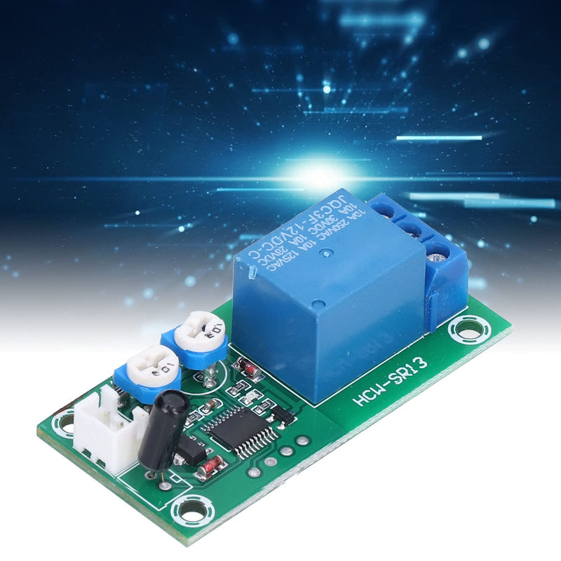 [Australia - AusPower] - Vibration Sensor Module, DC 12V Sensitivity Time Delay Switch DIY High Sensitive Alarm Module 