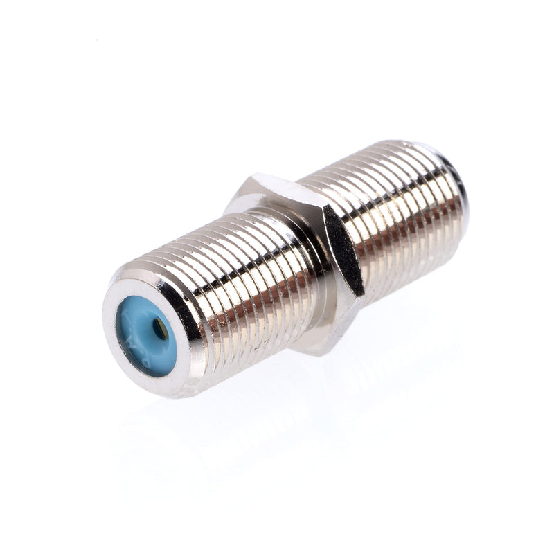 [Australia - AusPower] - Cctv4Less 3GHz F81 Barrel Female to Female Coupler Connector F-Type Coaxial Cable Extension (10/20/30/50/100 Pack) (50) 50 