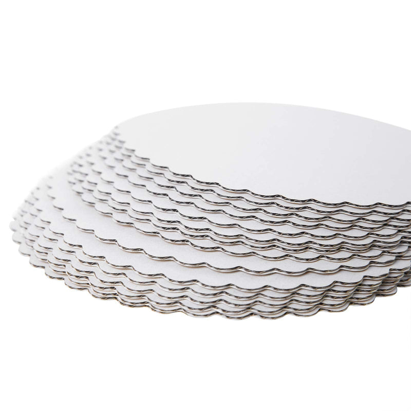 [Australia - AusPower] - [25pcs] 8" Gold Cakeboard Round,Small Disposable Cake Circle Base Boards Cake Plate Round Coated Circle Cakeboard Base 8inch 25pack (Gold, 8inch) 