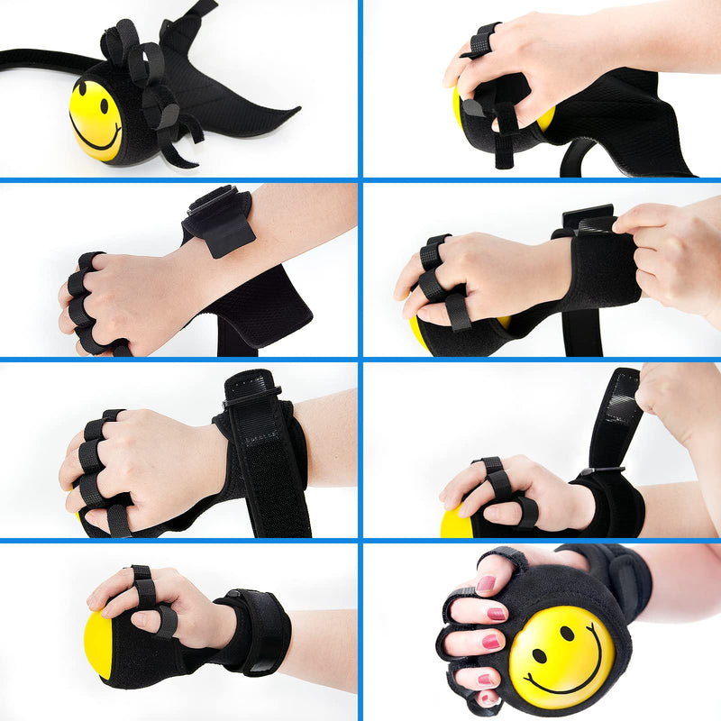 [Australia - AusPower] - Anti-spasticity Ball Splint Hand Finger for Hand Stroke Hemiplegia Finger Recovery Spasm Dystonia Hemiplegia Finger Training Hand Functional Impairment for Children and Men and Women Small 