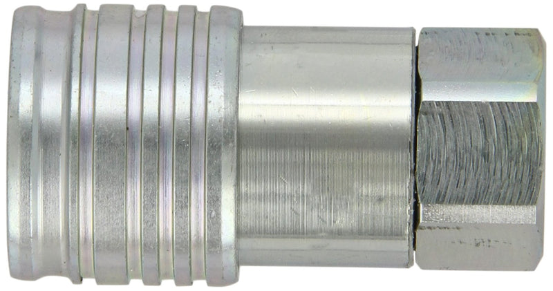 [Australia - AusPower] - Dixon Valve & Coupling 2HTF2 Steel Flush Face Hydraulic Quick-Connect Fitting, Coupler, 1/4" Coupling x 1/4"-18 NPTF 