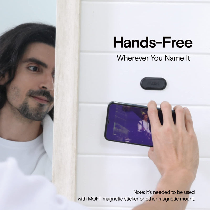 [Australia - AusPower] - MOFT Stick-on Compact Magnetic Pad for Hands-Free Viewing in Kitchen, Room and More, Compatible with iPhone 12/13, and Universal with Snap Phone Sticker (Sticky Pad 2 PCS) Sticky Pad 2 PCS 