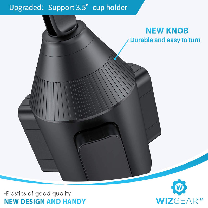 [Australia - AusPower] - Cup Phone Holder for Car, WixGear Car Cup Holder Phone Mount Adjustable Automobile Cup Holder Smart Phone Cradle Car Mount 