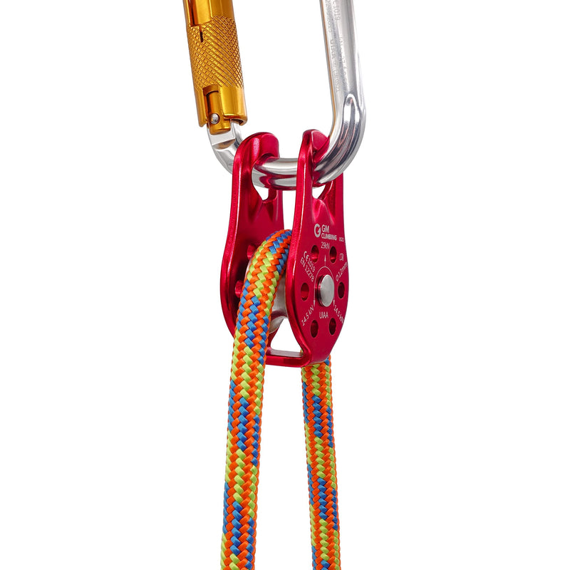 [Australia - AusPower] - GM CLIMBING 29kN UIAA Certified Micro Pulley Slack Tender for Hitch Tending One Unit 