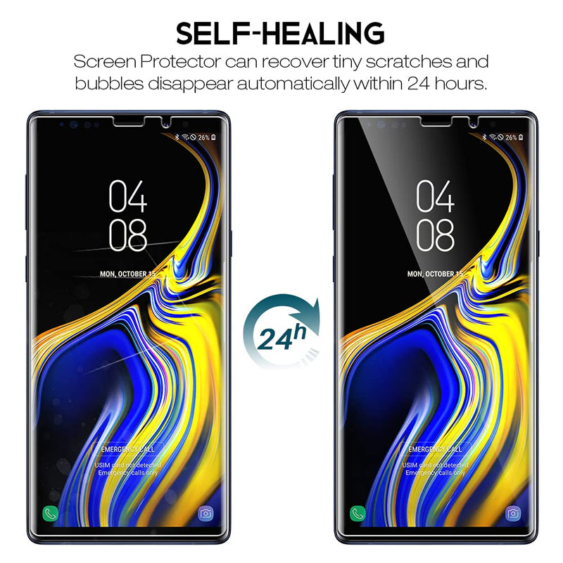 [Australia - AusPower] - [2+3 Pack] LK Compatible with Samsung Galaxy Note 9, 2 Pack Screen Protector + 3 Pack Camera Lens Protector, in-Display Fingerprint Support, HD Ultra-Thin, Flexible TPU Film for galaxy note 9 Galaxy Note 9 6.4-inch Transparent 