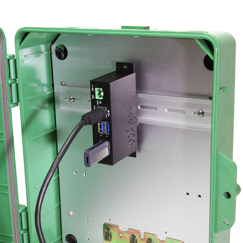 [Australia - AusPower] - Coolgear 4 Port USB 3.2 Gen 1 Powered Hub w/ESD Surge Protection 