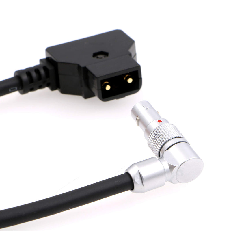 [Australia - AusPower] - AConnect Rotatable Right Angle 4 Pin Male to D-Tap Power Cable for Zacuto Kameleon EVF 18in/45cm 