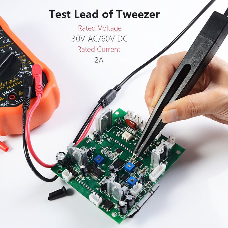 [Australia - AusPower] - Electrical Multimeter Test Leads Set with Alligator Clips Test Hook Test Probes Lead Professional Kit 1000V 10A CAT.II dm-0509 