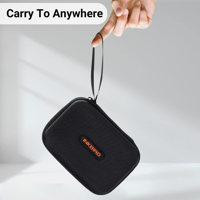 [Australia - AusPower] - 6.7x4.7x3 Inch Carrying Case for Grill Thermometer IBT-4XS, IBBQ-4T, IBT-4XC,IBT-4XP, INKBIRD Hard Drive Protective Carrying Case, EVA Storage Case for Thermometer ThermoPro & Soraken & Weber 