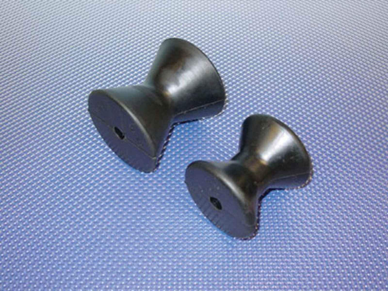 [Australia - AusPower] - C.H. Yates Rubber 3143-4 3" Bow Roller 1/2" Shaft, Black 