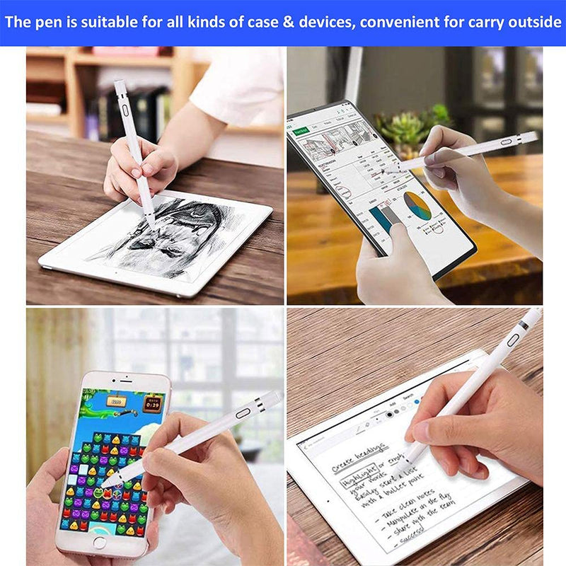 [Australia - AusPower] - Rncowei Stylus Pens for Touch Screens ,Stylus Pen Compatible for iPhone/ipad pro/Mini/Android/Microsoft High Precision Digital Capacitive Drawing Pencil 