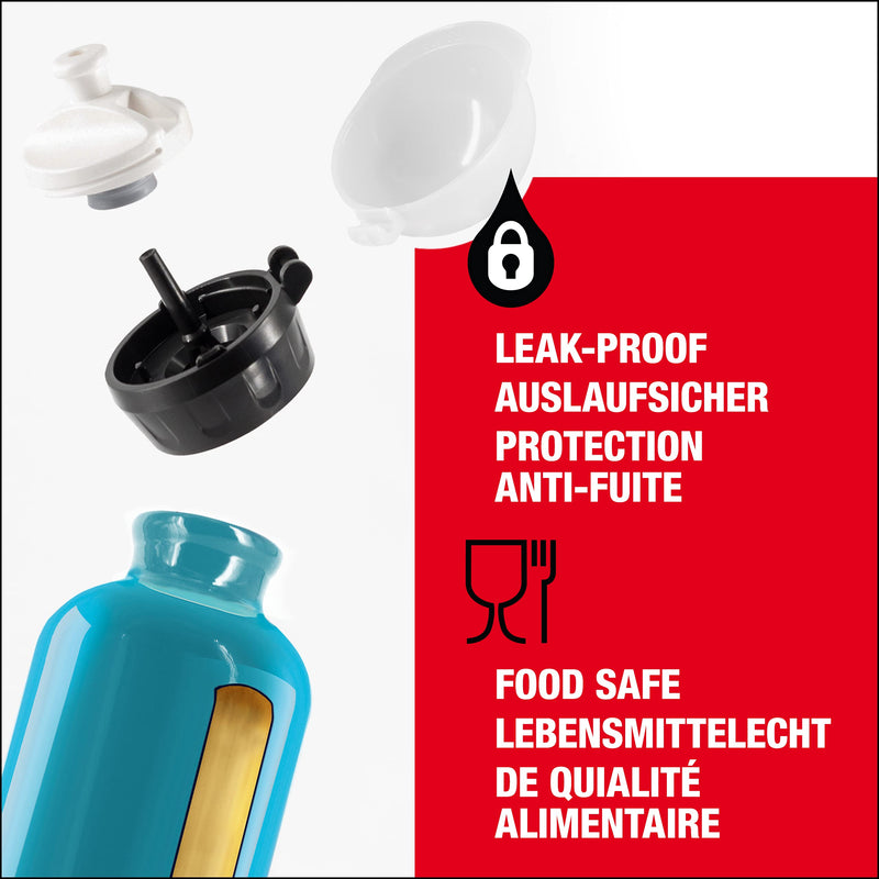 [Australia - AusPower] - SIGG - Kids Water Bottle - KBT Kicker - Leakproof - Lightweight - BPA Free - Aluminum - 13 Oz 