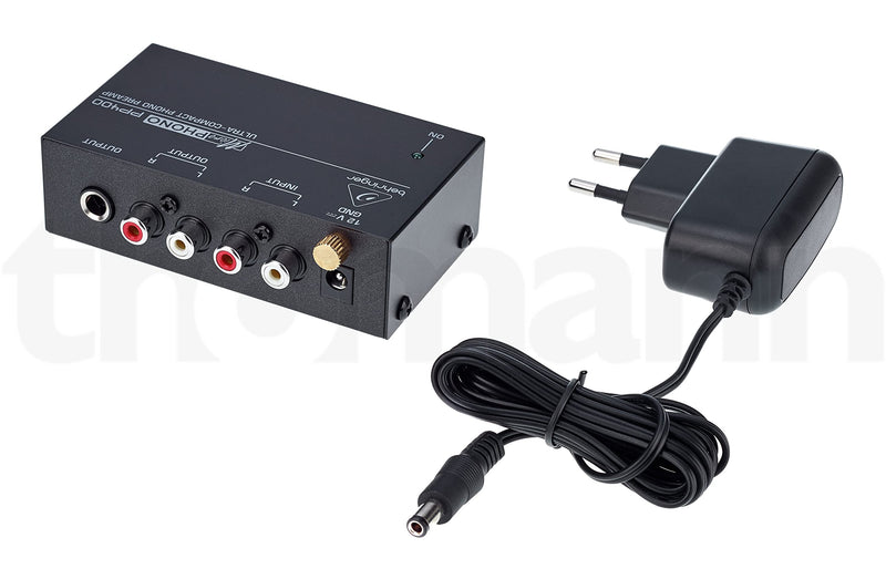 [Australia - AusPower] - Behringer MICROPHONO PP400 Ultra-Compact Phono Preamp, Silver 