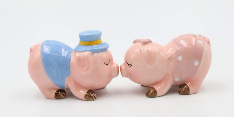 [Australia - AusPower] - Cosmos Gifts Kissing Pigs Salt and Pepper, Multicolored 