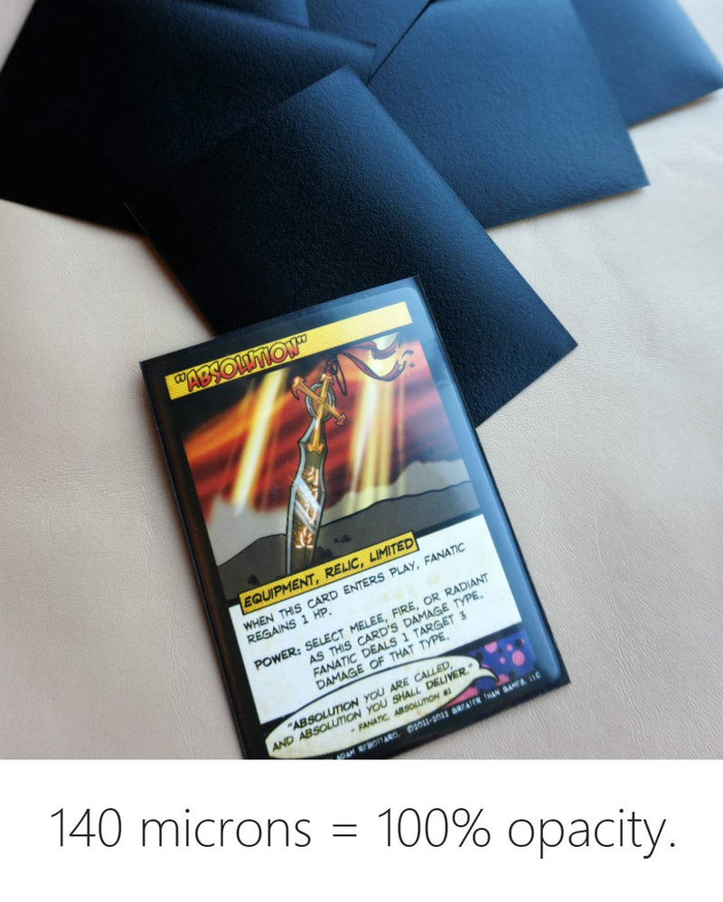 [Australia - AusPower] - TitanShield (150 Sleeves/Black Standard Size Board Game Trading Card Sleeves Deck Protector for Baseball, Dropmix 