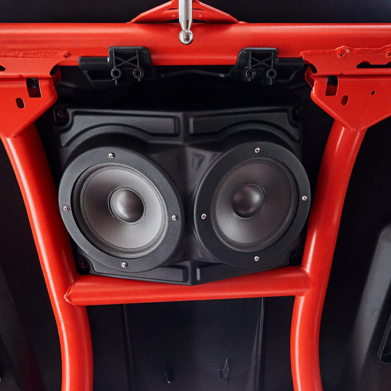 [Australia - AusPower] - UTV Speaker Pod Enclosure, Kemimoto Universal 6.5" Speaker Systems Hard Roof Accessories Compatible with Polaris RZR, Can Am X3, Cart, UTV 