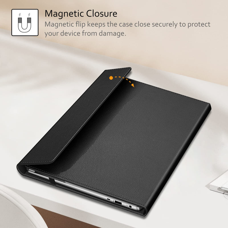 [Australia - AusPower] - Fintie Sleeve Case for 15.6" HP Pavilion 15-EGxxx 15t-eg000 / HP Pavilion 15-EHxxx 15z-eh000 Series - Premium PU Leather Protective Portfolio Book Cover, Black 