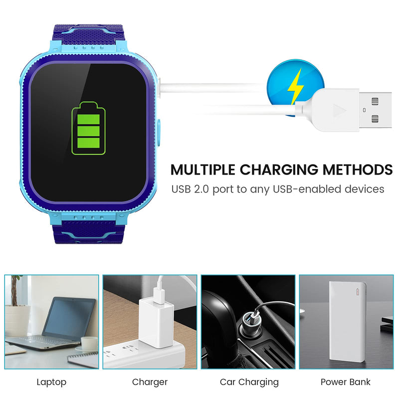 [Australia - AusPower] - Watch Charger for 4g Kids Smart Watch Magnetic USB Charging Cable Cord for Smart Watch 