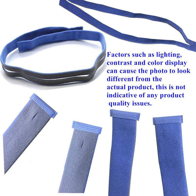 [Australia - AusPower] - 2 Replacement p10 Headgears Compatible with ResMed Airfit P10 Nasal Pillow,p10 Frame Headgear Replacements Strap Blue and Gray 