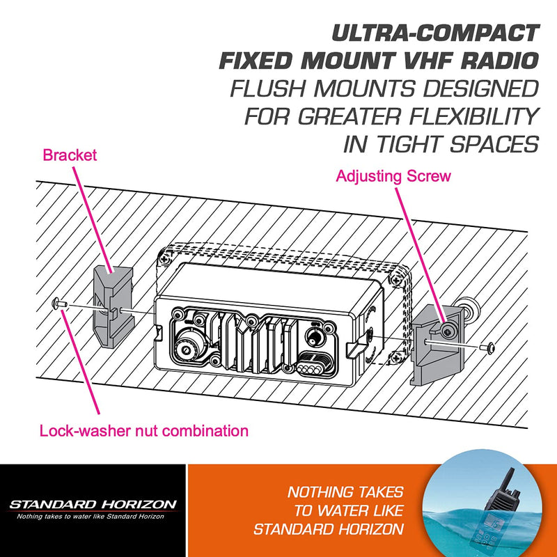 [Australia - AusPower] - Standard STD-MMB-84 Flush Mount Kit for Most Standard Fixed Mount VHF Radios 