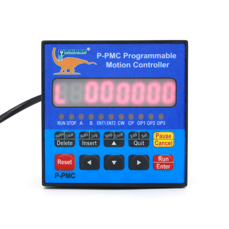 [Australia - AusPower] - Single Axis CNC Motion Programmable Controller 40KHz 1 axis CNC System P-PMC Manual Control Operation Parameter Setting Function for Stepper Motor Servo Motor 3 output 6 input 