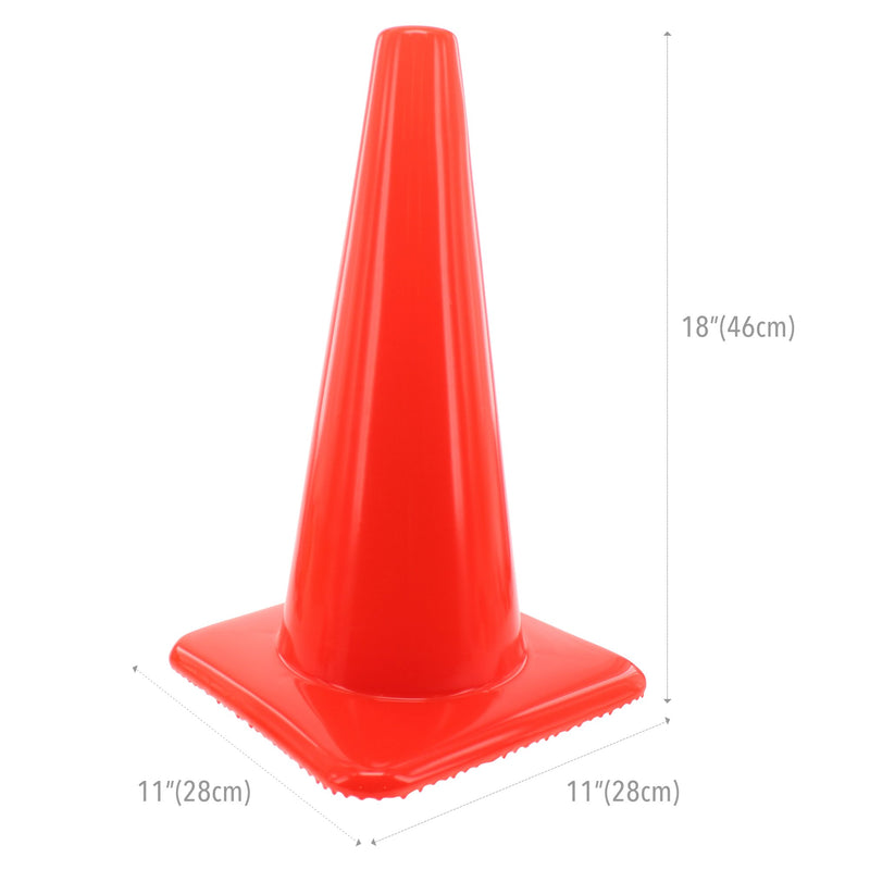 [Australia - AusPower] - Honeywell Retail 18" Orange Traffic Cone (RWS-50011), Medium 