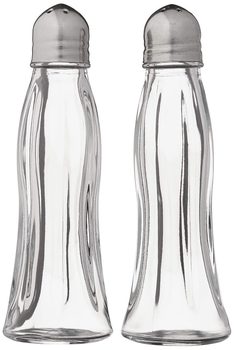 [Australia - AusPower] - Pasabahce Salt And Pepper Shaker with Metal Lids 