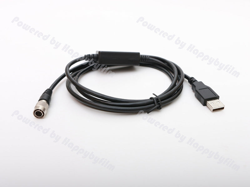 [Australia - AusPower] - Total Stations USB Data Cable Male 6pin Hirose for TOPCON Total Stations GTS-102N,GTS-332N,GPT-3000LN,GPT-4000N 