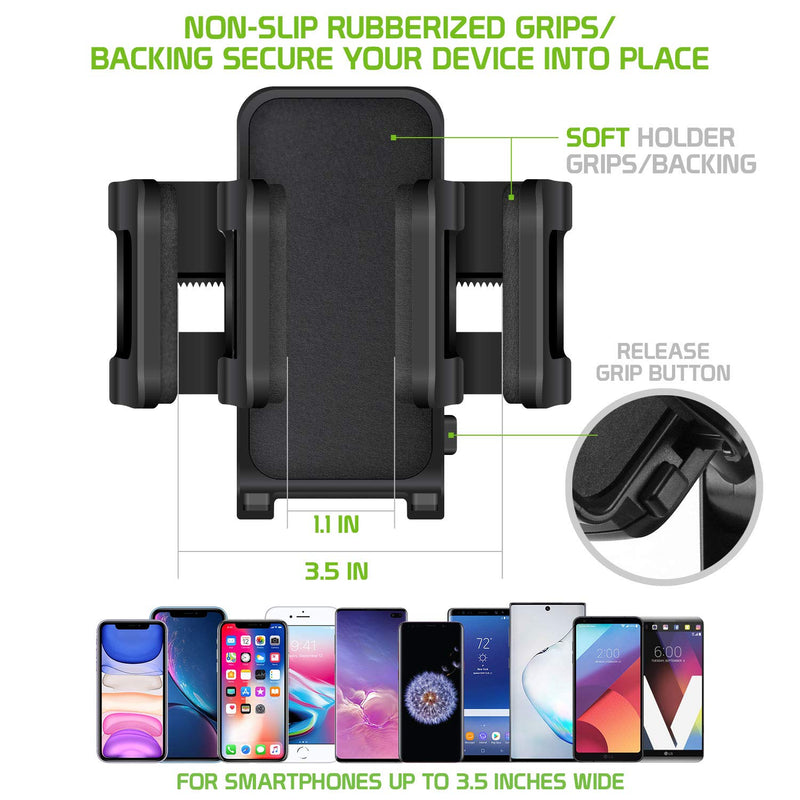 [Australia - AusPower] - Cellet Car Phone Mount Holder Car Cup Holder Phone Holder Mount, Adjustable Compatible with Apple iPhone 13 Pro Max 12 Pro Max Mini 11 SE XS XR X 8 Plus Samsung Note 20 10 Galaxy S21 S20 Moto Pixel Height - 6.5 in 