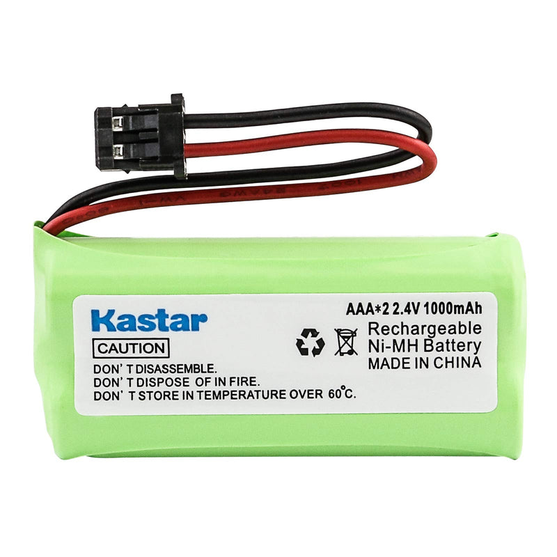 [Australia - AusPower] - Kastar 2-Pack AAAX2 2.4V MSM 1000mAh Ni-MH Rechargeable Battery for Uniden BT-1008 BT-1016 BT1008S DECT20602 DECT 2080 DECT 2060-2 DWX-207 DECT20854WX DECT21802 Dantona BATT-1008 Empire CPH-515B 