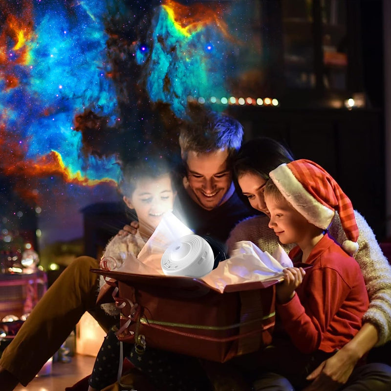 [Australia - AusPower] - Star Projector,FLEVO Planetarium Projector for Bedroom Ultra Clear Galaxy Night Light with 4K Replaceable 12 Galaxy Discs 360 Degree Rotation Real Sky Light for Kids Room Birthday Valentines Gift 